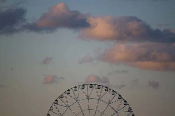 White ferris wheel — Stock Photo, Image