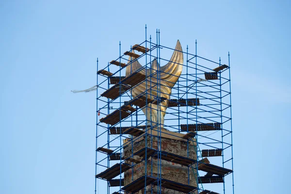 Renovatie van een gebouw — Stockfoto