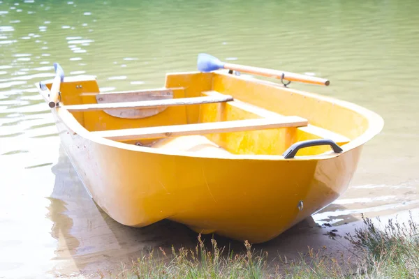 Close up of yellow boat — Stock Photo, Image