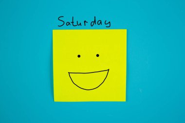 Happy Weekend Concept clipart