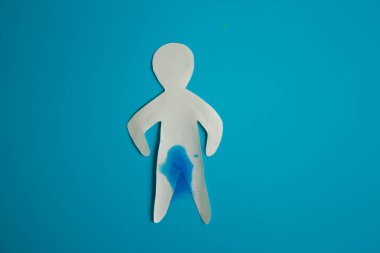 Urinary incontinence concept clipart