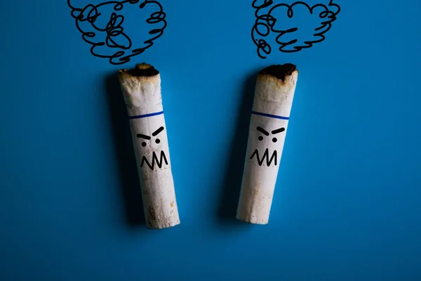 Fumar é mau habbit — Fotografia de Stock