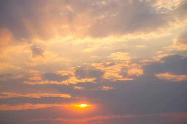 Beautiful Cloudscape Background Sunset Sunrise — Stock Photo, Image