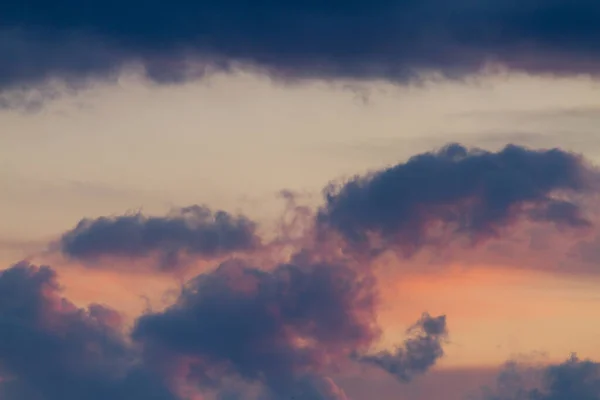 Belle Nuvole Sul Cielo Tramonto Alba — Foto Stock
