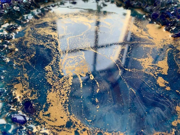Синий Цвет Абстрактного Фона Закрыть — стоковое фото