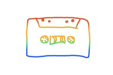 Klasik ses kasedi. Kapat.