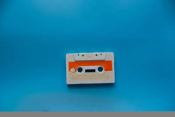 Vintage audio cassette. close up