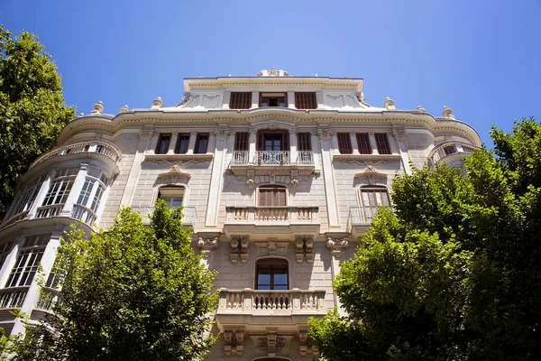 View Old Historical Typical Building Palma Mallorca Showing Architectural Style — Stock Photo, Image