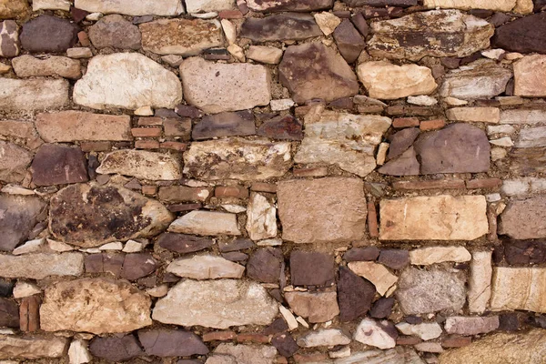 Kamenná Zeď Pozadí Zachytil Ostrově Cunda Turecko — Stock fotografie