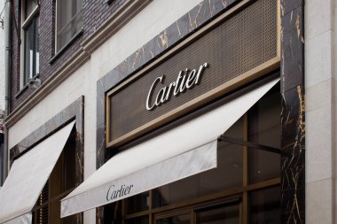 Amsterdam 'da, lüks alışveriş caddesinde bulunan 