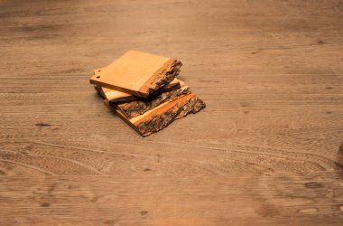 kaba ahşap bardak altlığı seti