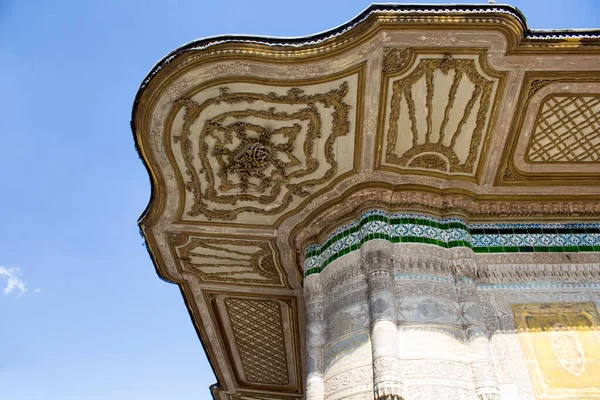 Close View Details Sultan Fountain Ahmed Iii Turkish Rococo Structure — Stock Photo, Image