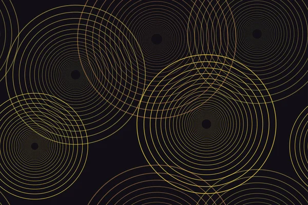 Abstract seamless background pattern made with thin line circles. Simple, modern and geometric vector art.