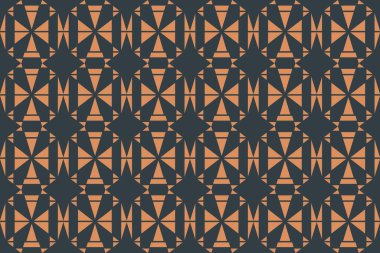 Kusursuz, soyut arka plan şablonu üçgen şekillerle yapılmış. Dekoratif, geometrik vektör sanatı.