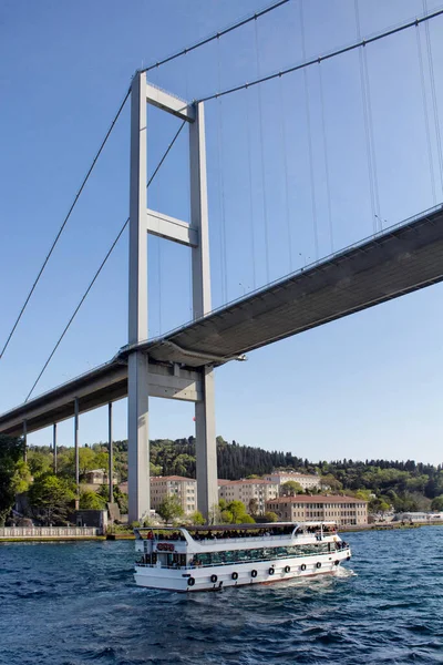 Pont Bosphore Situé Istanbul — Photo