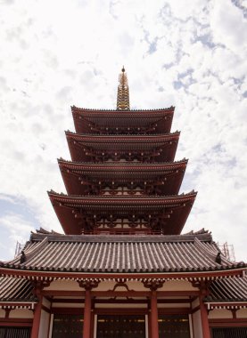 Tokyo, Asakusa 'daki Senso-ji tapınağı.