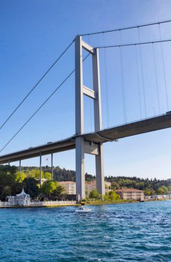 İstanbul 'daki Boğaz Köprüsü