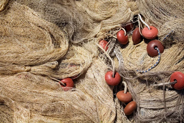 Balık ağlarının görüntüsünü kapat.