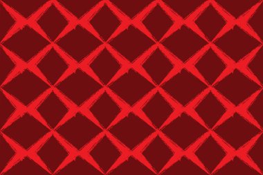 Kusursuz, soyut arkaplan deseni fırça darbeleriyle yapılmış açık ve koyu kırmızı renkte semboller oluşturuyorlar..