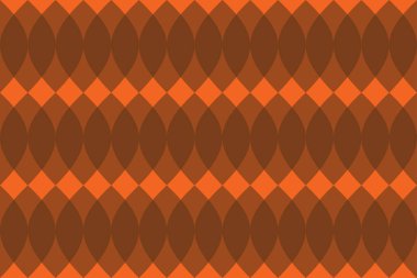 Kusursuz, şeffaf geometrik şekillerle yapılmış soyut arkaplan deseni. Koyu sarı renkli dekoratif vektör sanatı.