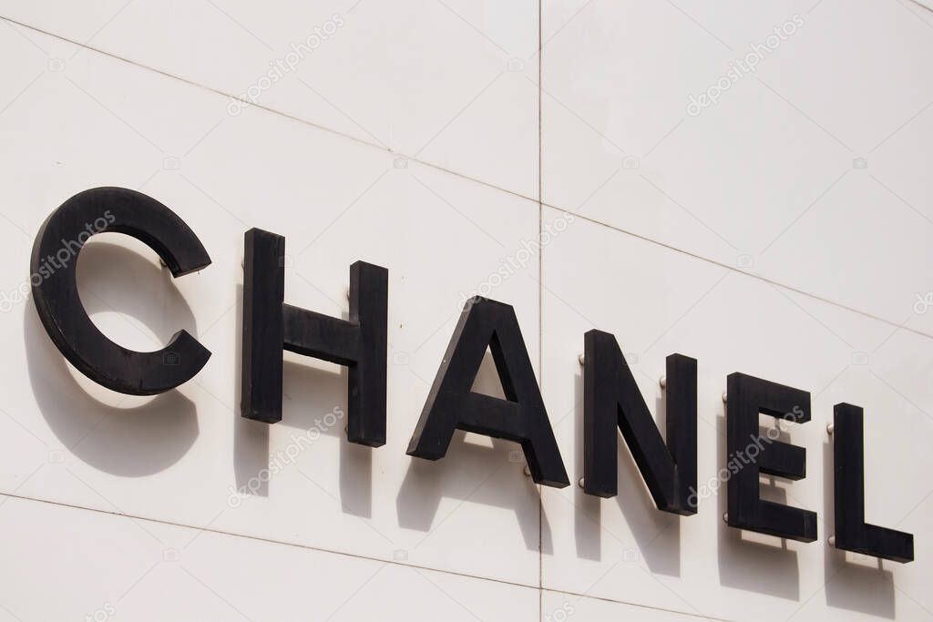 Signage of famous French fashion and luxury retail brand's store in Nisantasi / Istanbul that is a popular shopping and residential district.