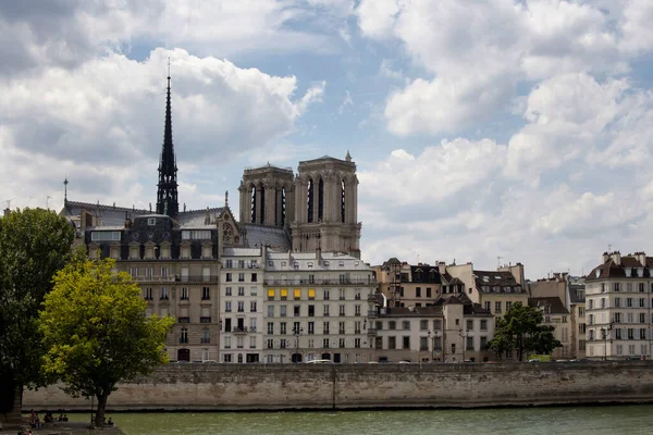 Θέα Στο Cityscape Στο Παρίσι — Φωτογραφία Αρχείου