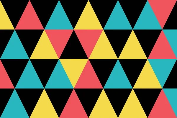 Patrón Fondo Abstracto Sin Costuras Hecho Con Formas Triángulo Coloridas — Vector de stock