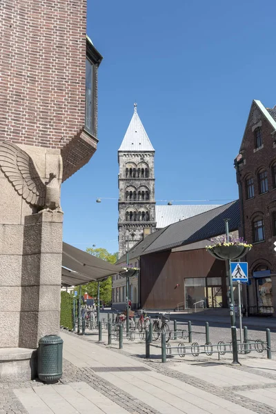 Cattedrale Nella Città Lund Svezia — Foto Stock
