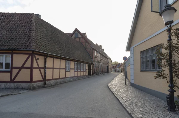 Arquitetura Antiga Ystad Suécia — Fotografia de Stock