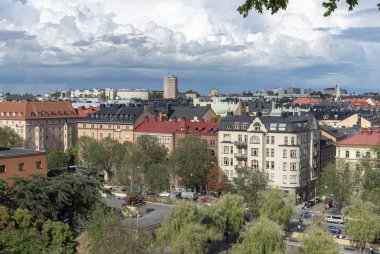 Observatorielunden görünümünden binalar