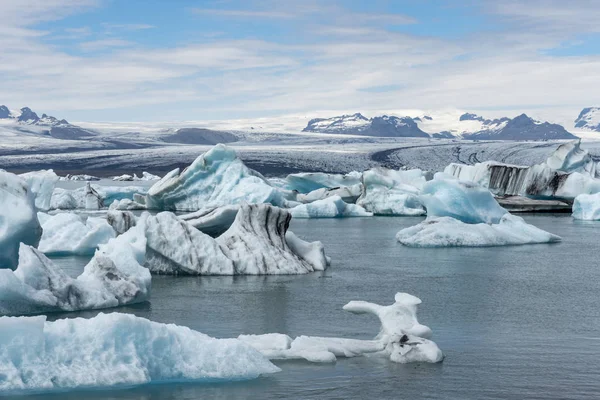 手配で溶けて氷河 — ストック写真