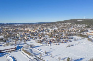 Smedjebacken İsveç dron fotoğraf