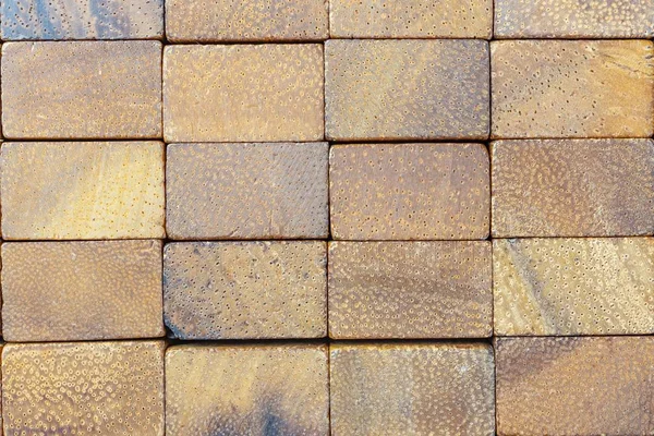 Holzblöcke Makrohintergrund — Stockfoto