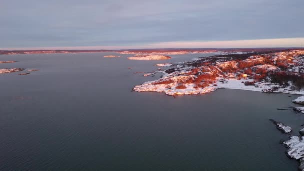 瑞典寒冷的冬天 — 图库视频影像