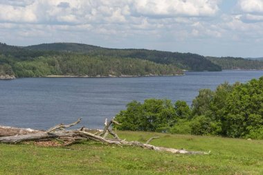 Yaz aylarında İsveç Gölü Lygnern