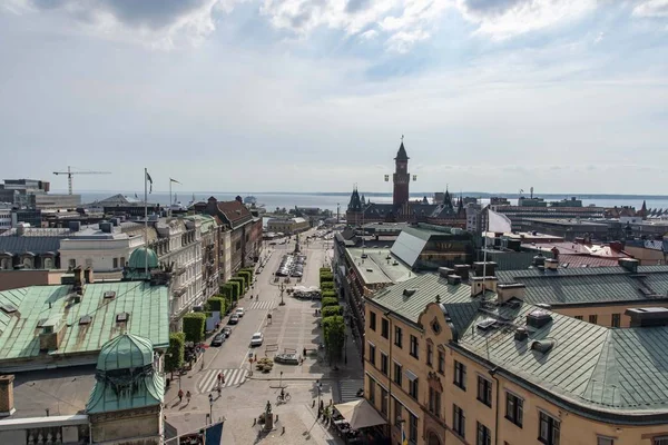 Helsingborg Svéd Tengerparton — Stock Fotó