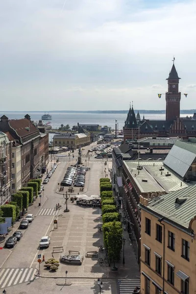 Stortorget Helsingborg Déli Részén Svédország — Stock Fotó