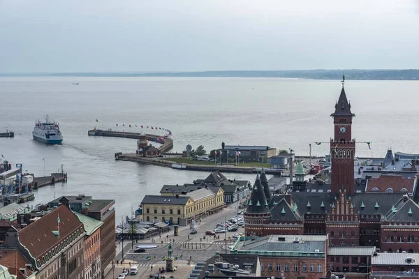 Прибережне Місто Гельсінборг Швеції — стокове фото