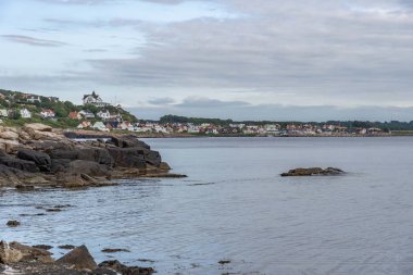 Isveç 'in güneyinde Molle Köyü