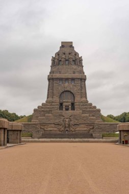 Almanya'da Leipzig'de Monument Volkerschlachtdenkmal