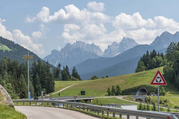 Carreteras Los Alpes Italianos Verano —  Fotos de Stock