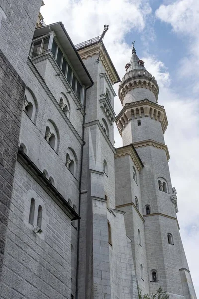 Torre Castelo Neuschwanstein Alemanha — Fotografia de Stock