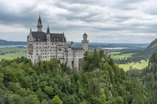Castelo Histórico Neuschwanstein Alemanha — Fotografia de Stock