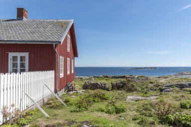 İsveç 'te Maseskar' da deniz manzarası