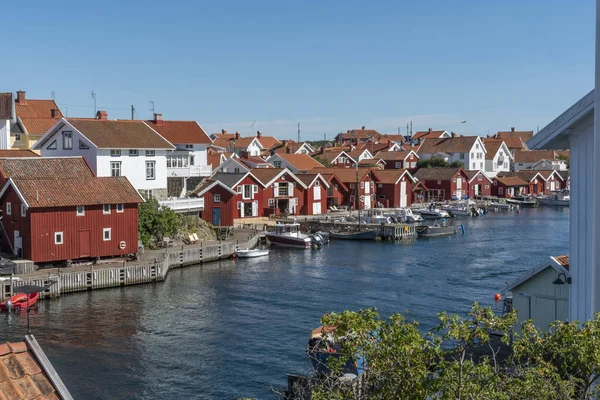 Old Wooden Houses Gullholmen Sweden — Stock Photo, Image