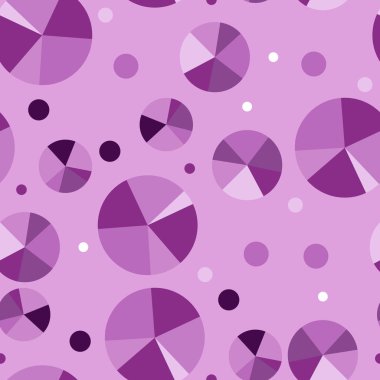 Kaotik sorunsuz vektör desen mor daire. 