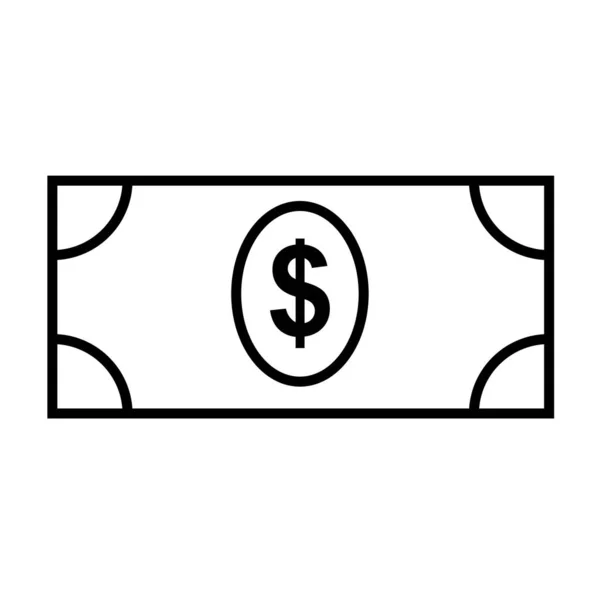 Illustration Des Dollar Vektor Symbols Eps — Stockvektor