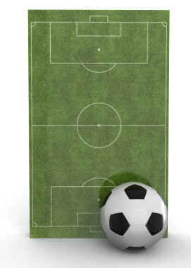 Top ile futbol sahası