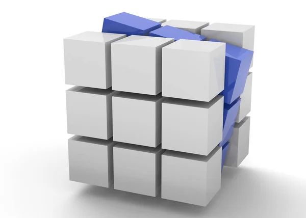 Illustration Cubes — Stock Photo, Image