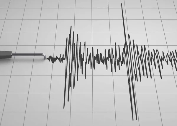 Seismograph Nahaufnahme — Stockfoto